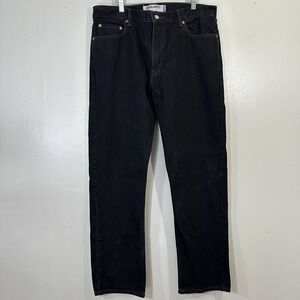 Levi's 505 Men's 36x30 Regular Fit Jeans Black